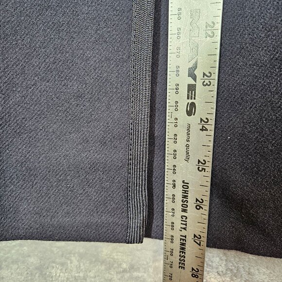 CW  Black Blazer Pant 100% Wool Suit Set Womens 12 Career Office classy classic - Picture 7 of 16